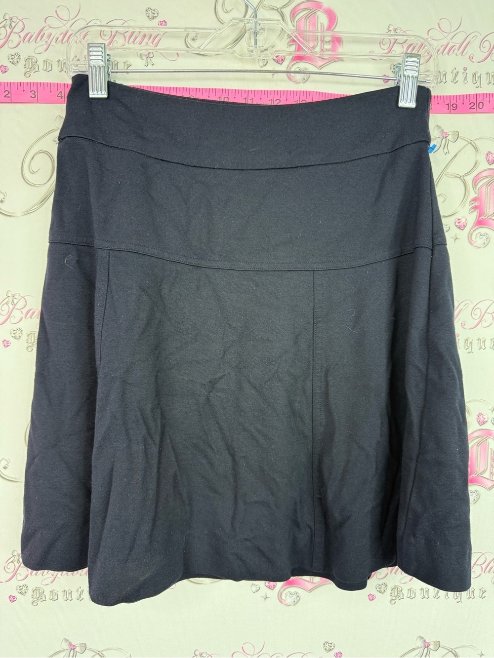 Reitmans skirt vintage Black A-Line Skirt